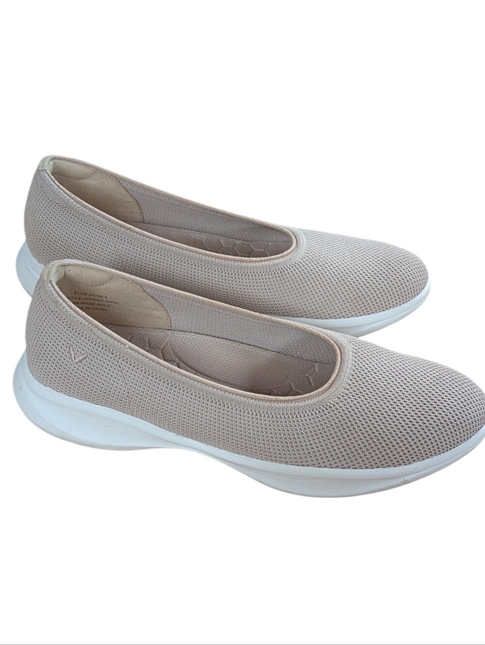 Vivaia Walker Pro Hybrid Ballet Flats -Izabel Mousy Taupe Size 39.5 - Picture 2 of 10
